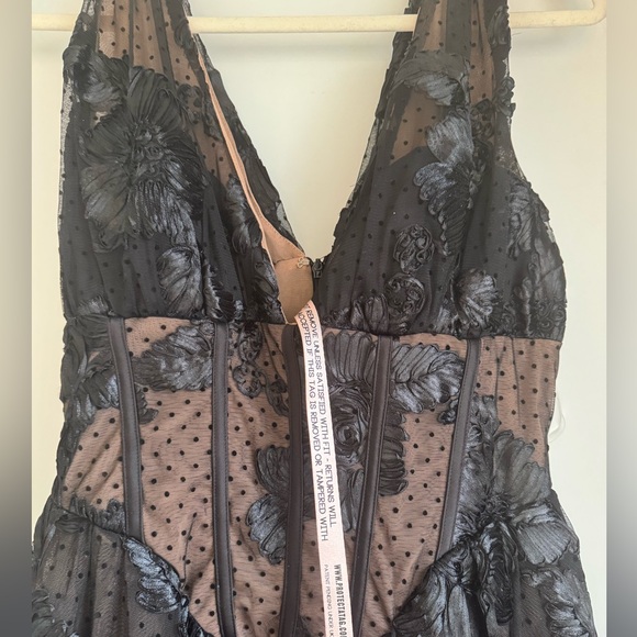 NWT Sianna Lace Corset Cocktail Midi Dress - Picture 5 of 8